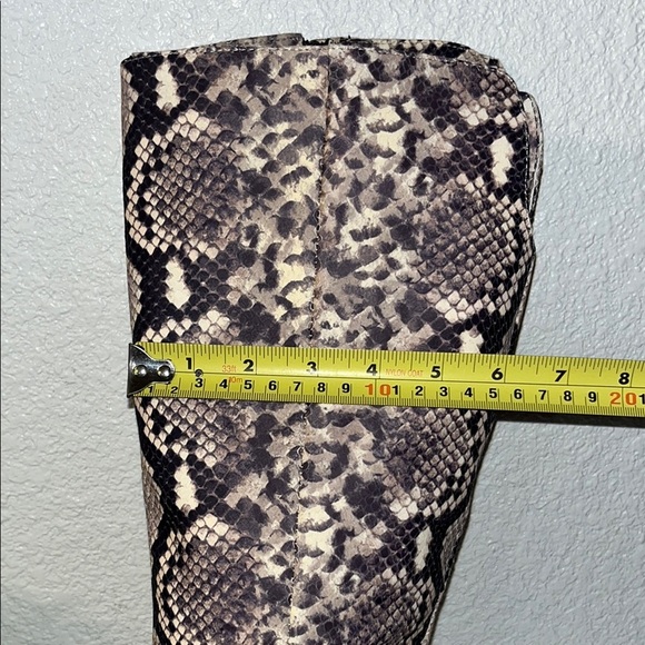 Gianni Bini Gray and Cream Over the Knee Boots - Picture 7 of 15